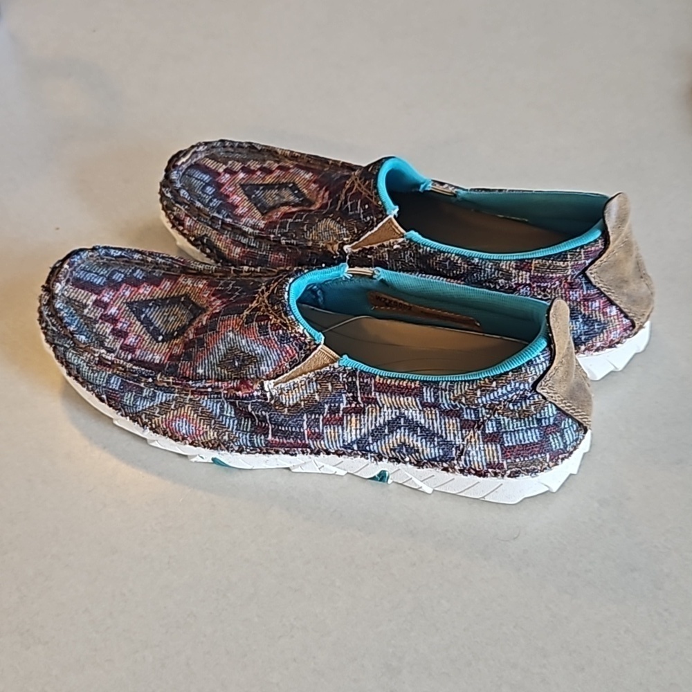 Twisted X Aztec slip ons